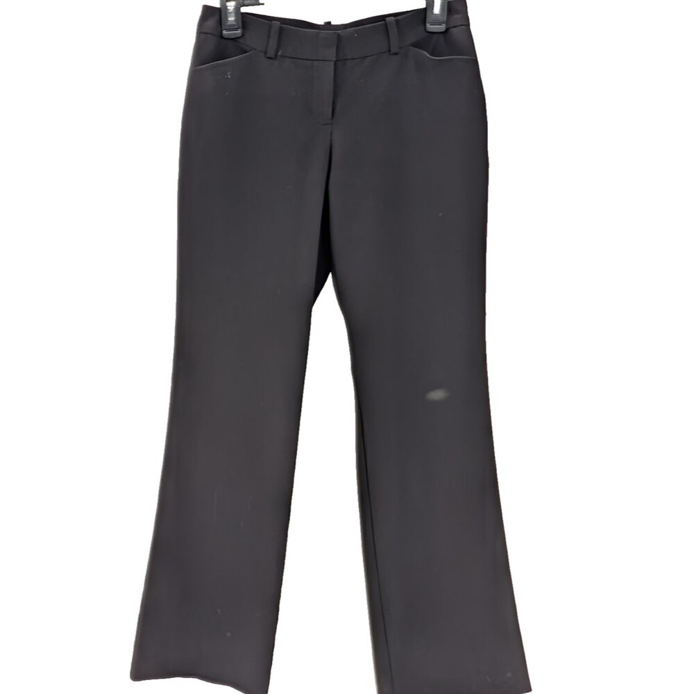 Worthington Black Modern Fit Mid Rise Bootcut Dress Office Pants 4Petite 28"x29"